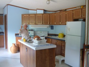 Lots of storage cabinets